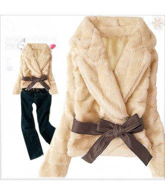 Полушубок "Fox Coat" (с поясом)