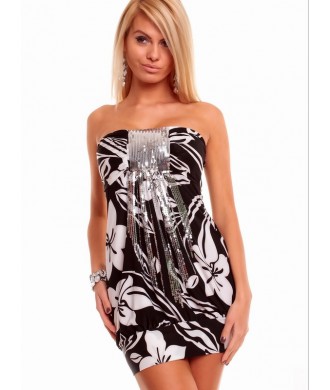 Платье "Bandeau Sequins"