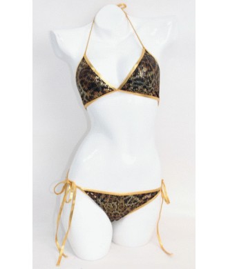 Купальник "Scrunch Bun Sequins"