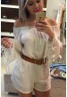 Комбинезон с поясом "Long-sleeve Romper"