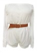 Комбинезон с поясом "Long-sleeve Romper"