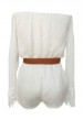 Комбинезон с поясом "Long-sleeve Romper"